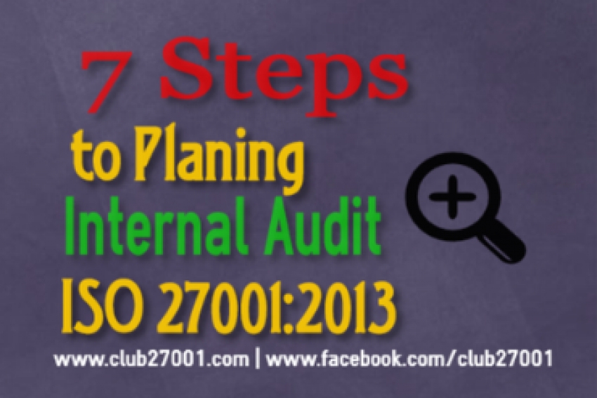 7 ขั้นตอนวางแผนตรวจประเมินภายใน(Internal Audit) ISO 27001:2013