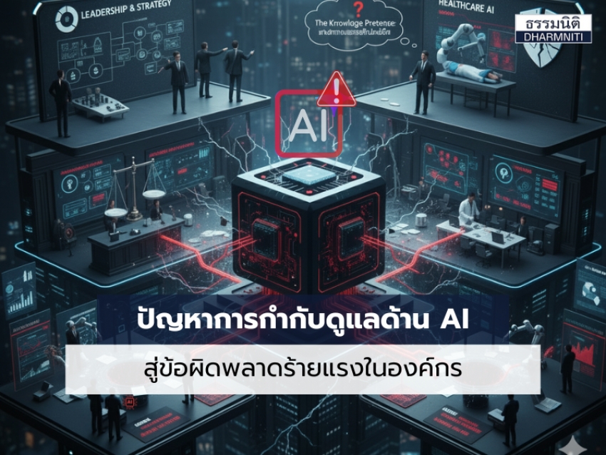 ปัญหาการกำกับดูแลด้าน AI สู่ข้อผิดพลาดร้ายแรงในองค์กร